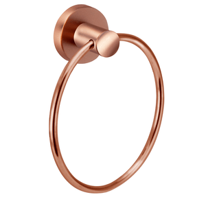 Porta Toalha Forusi Pieno Argola 17Cm Rose Fosco