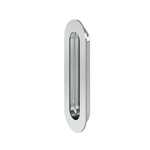 Puxador Pado Concha de Embutir Cavidade Redonda 150mm Inox Polido