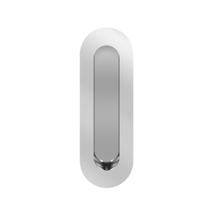 Puxador Pado Concha de Embutir Cavidade Redonda 150mm Inox Polido