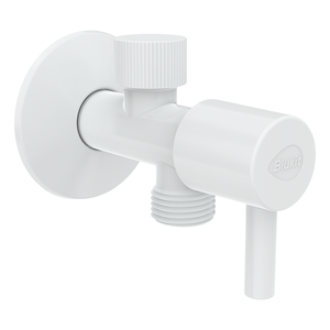 Registro Desviador Blukit Com 1/4 De Volta Abs Br. P/ Ducha Hig. Rosca 1/2 X 1/2