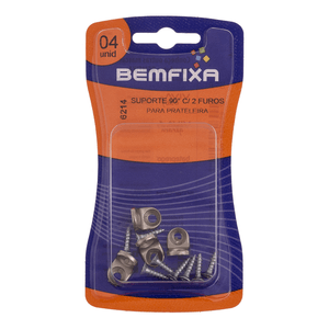 Suporte Bemfixa Para Prateleira Com Parafusos