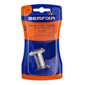 Visor Bemfixa P/ Portas De 2542 Mm Espessura Latao 200º Fosco