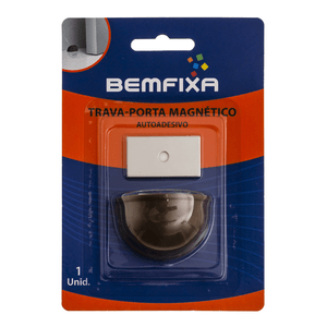 Trava Porta Bemfixa Magnetico Marrom