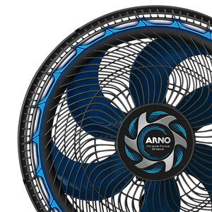Ventilador 2 Em 1 40Cm Arno Xtreme Force Breeze Mesa Ou Coluna 126W Com 6 Pás 220V Preto E Azul Vbm2