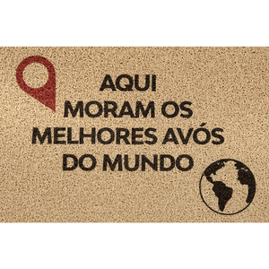 Tapete Capacho Kapazi 40cmx60cm Super Melhores Avós