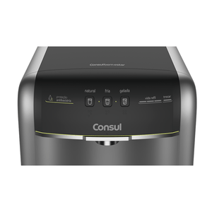 Purificador de Água Consul Bem Estar CPB36AFB Alta Capacidade de Refrigeração com Compressor Titanium 220V