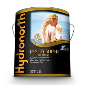 Resina Hydronorth Fosca Multiuso Solvente Incolor Balde 3,6L
