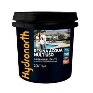 Resina Hydronorth Multiuso Acqua Ceramica Onix Galão Plastico 3,6L