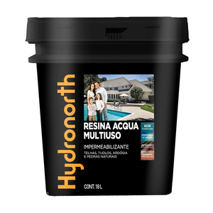 Resina Hydronorth Multiuso Acqua Incolor Balde Plastico 18L