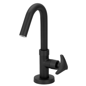 Torneira para Lavatorio Forusi Treviso Bica Movel 1/4 1/2 Preto Fosco