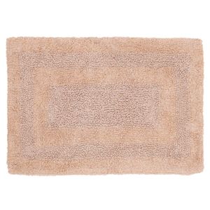 Tapete para Banheiro Hasiera em Algodão 40 X 60 CM Bege