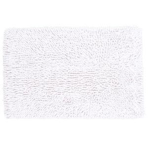 Tapete para Banheiro Hasiera Macio Bolinha 40 X 60 CM Branco
