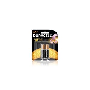 Pilha Alcalina Pequena AA Duracell 2 Unidades