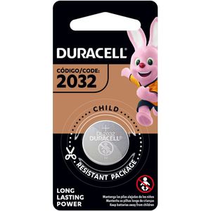 Pilhas Tipo Moeda de Lítio Duracell 2032 1 Unidade