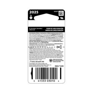 Bateria Duracell CR2025 - 1 Unidade