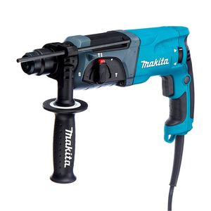 Martelete Combinado com Maleta 24MM 800W 4500IPM 1200RPM 2,7J Azul 220V - HR2470 - Makita