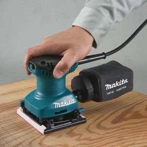 Lixadeira Orbital com Coletor de Pó 180W 14000OPM Azul 220V - BO4557 - Makita