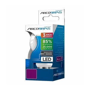 Lâmpada LED Arcobras Bulbo 4,9W 6500K
