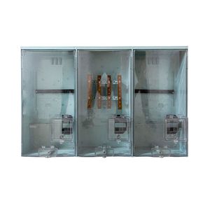 Kit Caixa Medicao Inplastagrupada Com 02 Medidores Equatorial Cb100 Cinza