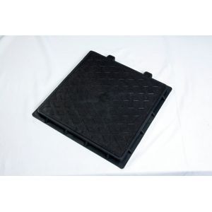 Tampao Odem Com Aro 60X60 Articulado Preto