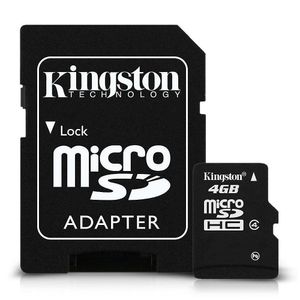 Cartão de Memória Kingston C4 2X1 4GB Micro SD Preto