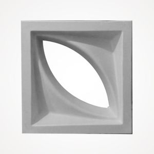 Elemento Vazado M M Premoldados Cobogó Pétalas 3d 30x30x8cm