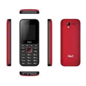 Celular Red Mobile Dual Fit Music M011F 32MB Bluetooth Preto/Vermelho