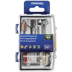 Kit De Acessórios Dremel De Micro Retífica 52Peças Modelo 730