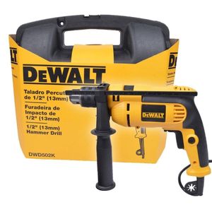 Furadeira de Impacto 13MM 1/2" 2600RPM 710W Amarela 220V - DWD502KB - Dewalt