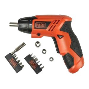 Parafusadeira e Furadeira Black e Decker VVR 13 Acessórios 3/8 12V