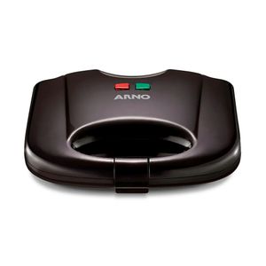 Sanduicheira Compacta com Placas Antiaderentes 700W Preta 220V - SACB - Arno