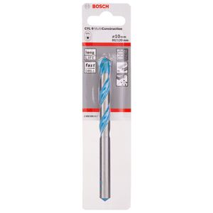 Broca Multimaterial com Encaixe Cilíndrico CYL-9 MultiConstruction 10x80x120MM - 2608596057 - Bosch