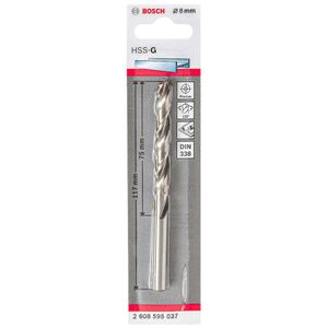 Broca para Metal HSS-G 8MM - 2608595037 - Bosch