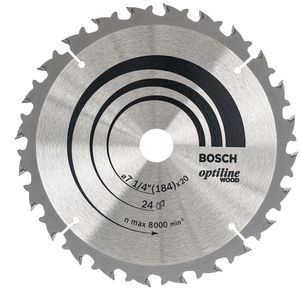Disco para Serra Bosch Circular 7.1/4" 24 Dentes