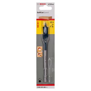 Broca Chata para Madeira SelfCut Speed Expert 14MM - 2608595486 - Bosch