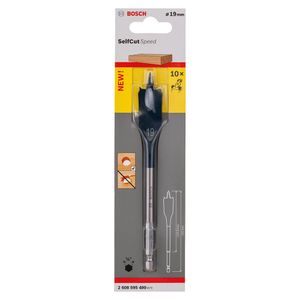 Broca Chata para Madeira SelfCut Speed Expert 19MM - 2608595490 - Bosch