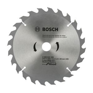 Disco de Serra Circular Ecoline 24 Dentes 184X20MM - 2608644329 - Bosch