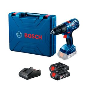 Parafusadeira e Furadeira de Impacto com 2 Baterias e Maleta Azul 18V - GSB180-LI - Bosch