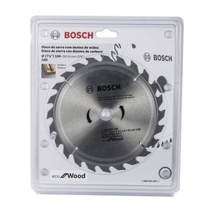 Disco de Serra Circular Ecoline 24 Dentes 184X20MM - 2608644329 - Bosch