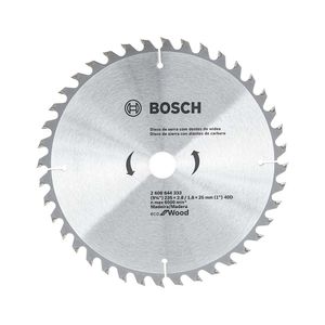 Disco de Serra Circular Ecoline 40 Dentes 235X25MM - 2608644333 - Bosch