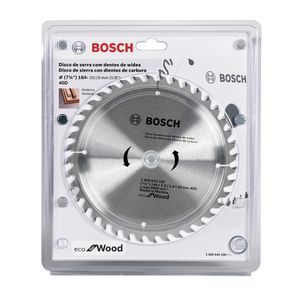 Disco de Serra Circular Ecoline 40 Dentes 184X20MM - 2608644330 - Bosch