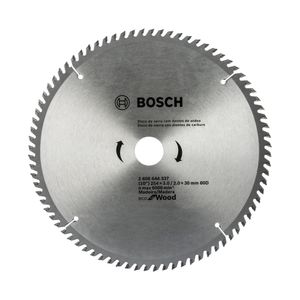 Disco de Serra Circular Ecoline 80 Dentes 254X30MM - 2608644337 - Bosch