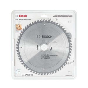 Disco de Serra Circular Ecoline 60 Dentes 254X30MM - 2608644336 - Bosch
