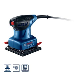Lixadeira Orbital de Palma com 3 lixas 5MM 1/5" 28000OPM 220W Azul 220V - GSS 140 - Bosch