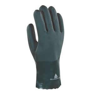 Luva Delta Plus Pvc / Algodão Verde 25Cm Tamanho 9