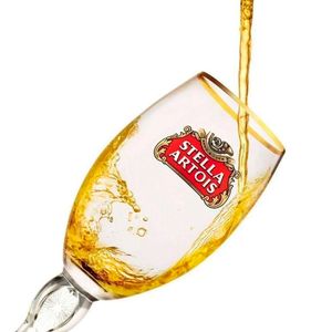 Taça de Vidro para Cerveja Relevo Stella Artois 320ML - Globimport