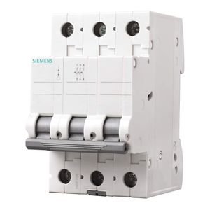 Disjuntor Siemens Tripolar Curva C 63A 220V