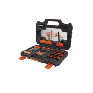 Jogo de Brocas e Acessórios Black e Decker 76 Peças