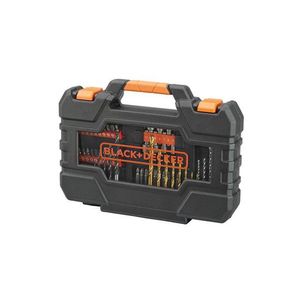 Jogo de Brocas e Acessórios Black e Decker 76 Peças