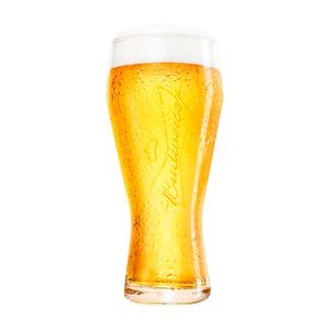 Copo de Vidro para Cerveja Relevo Budweiser 400ML - Globimport
